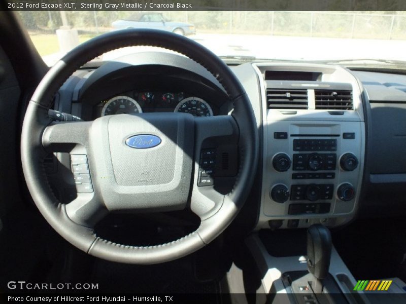 Sterling Gray Metallic / Charcoal Black 2012 Ford Escape XLT