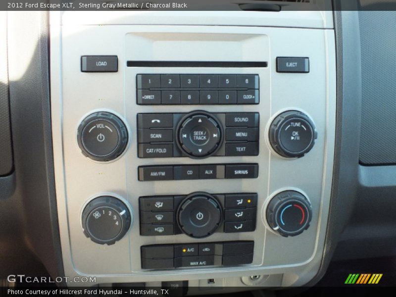 Sterling Gray Metallic / Charcoal Black 2012 Ford Escape XLT