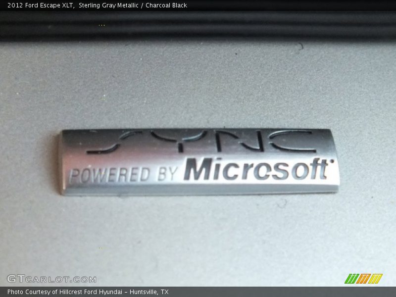 Sterling Gray Metallic / Charcoal Black 2012 Ford Escape XLT
