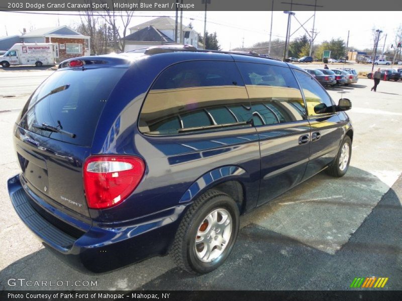 Midnight Blue Pearl / Taupe 2003 Dodge Grand Caravan Sport