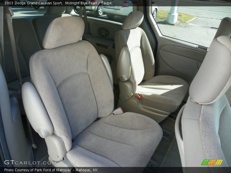 Midnight Blue Pearl / Taupe 2003 Dodge Grand Caravan Sport