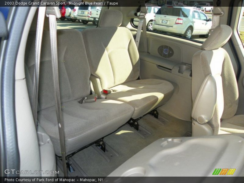 Midnight Blue Pearl / Taupe 2003 Dodge Grand Caravan Sport
