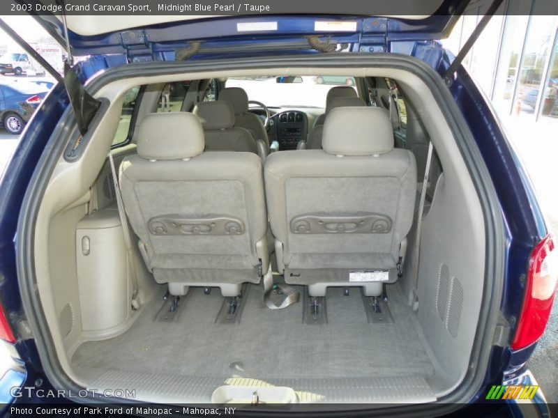 Midnight Blue Pearl / Taupe 2003 Dodge Grand Caravan Sport