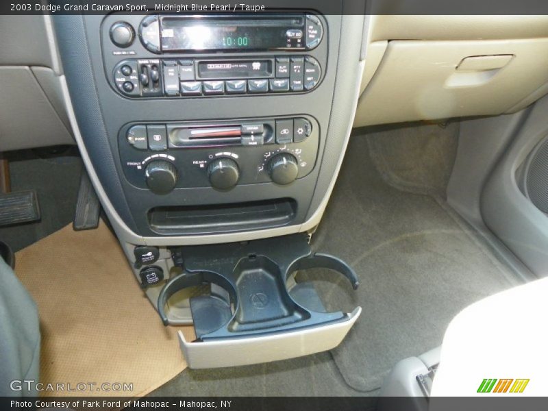 Midnight Blue Pearl / Taupe 2003 Dodge Grand Caravan Sport