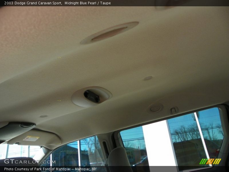 Midnight Blue Pearl / Taupe 2003 Dodge Grand Caravan Sport