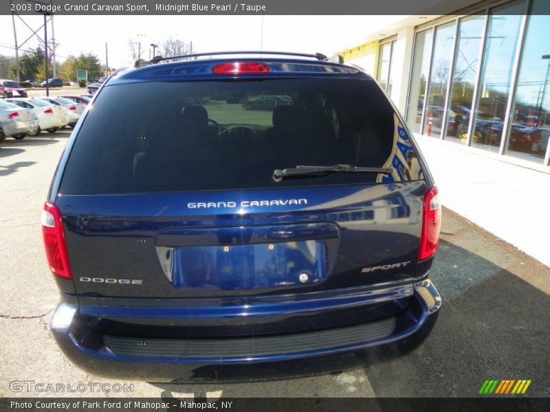 Midnight Blue Pearl / Taupe 2003 Dodge Grand Caravan Sport