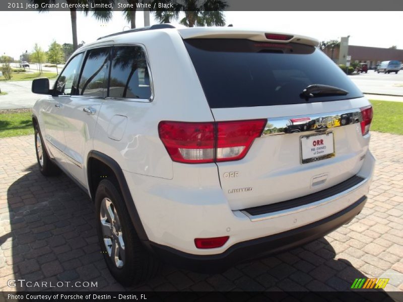 Stone White / Black 2011 Jeep Grand Cherokee Limited