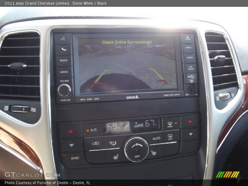 Stone White / Black 2011 Jeep Grand Cherokee Limited