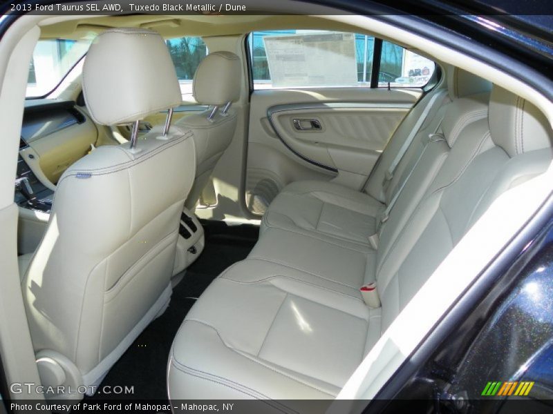 Rear Seat of 2013 Taurus SEL AWD