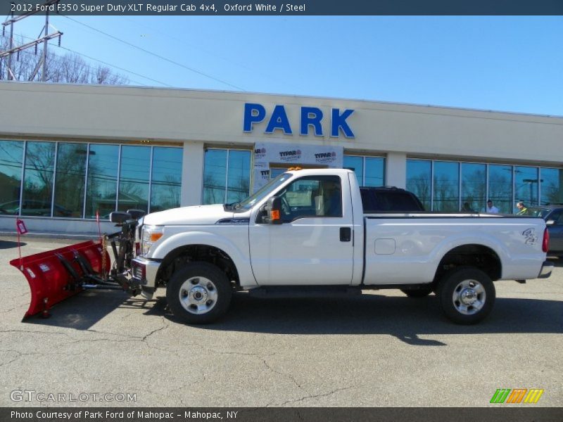 Oxford White / Steel 2012 Ford F350 Super Duty XLT Regular Cab 4x4