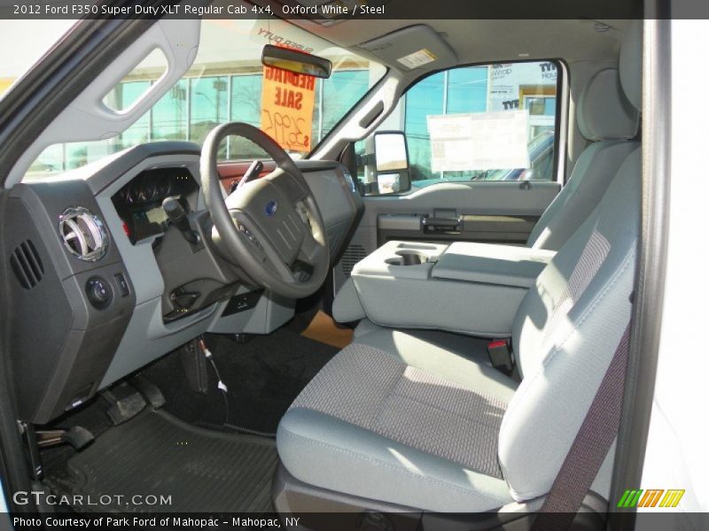 Oxford White / Steel 2012 Ford F350 Super Duty XLT Regular Cab 4x4