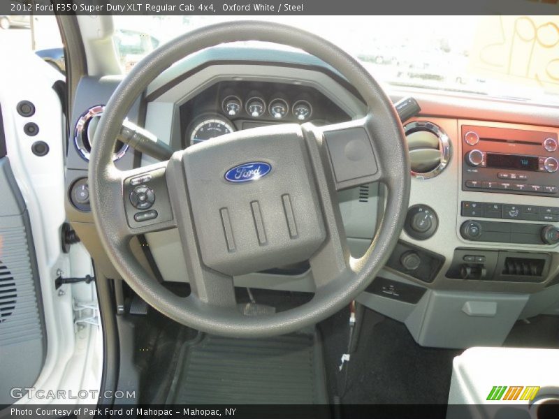Oxford White / Steel 2012 Ford F350 Super Duty XLT Regular Cab 4x4