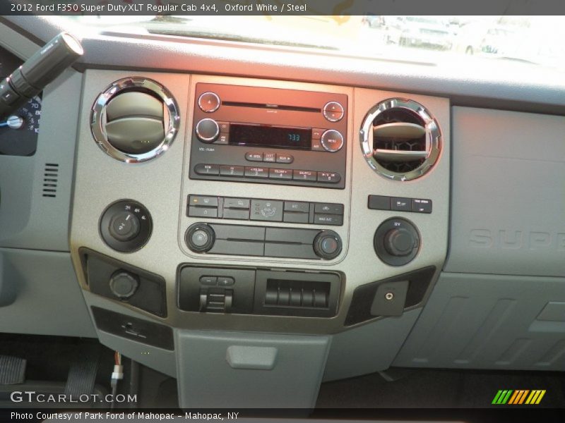 Oxford White / Steel 2012 Ford F350 Super Duty XLT Regular Cab 4x4
