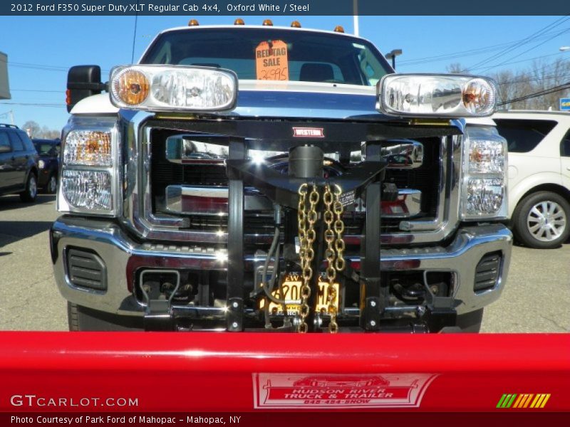 Oxford White / Steel 2012 Ford F350 Super Duty XLT Regular Cab 4x4