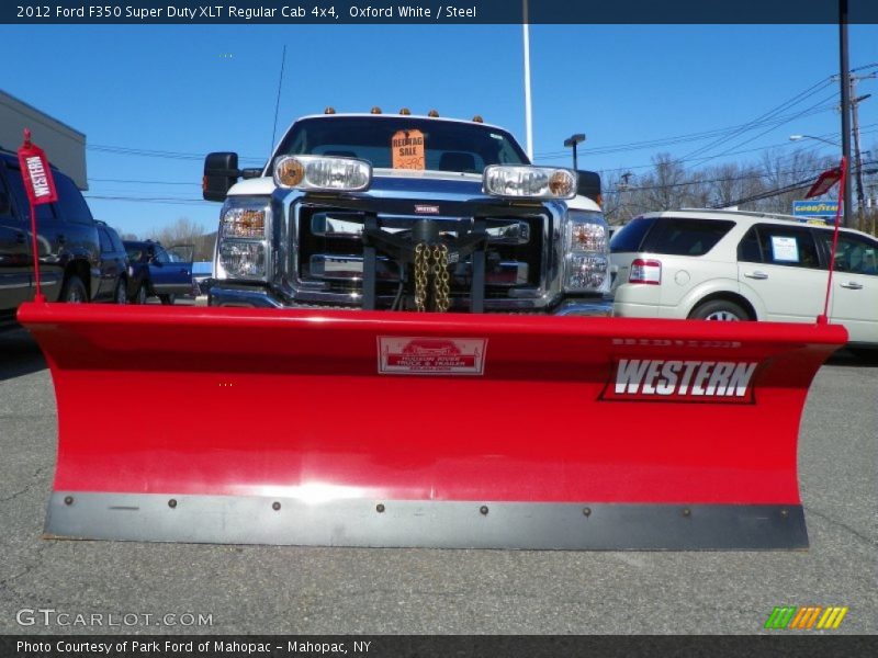 Oxford White / Steel 2012 Ford F350 Super Duty XLT Regular Cab 4x4