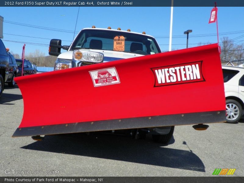 Oxford White / Steel 2012 Ford F350 Super Duty XLT Regular Cab 4x4