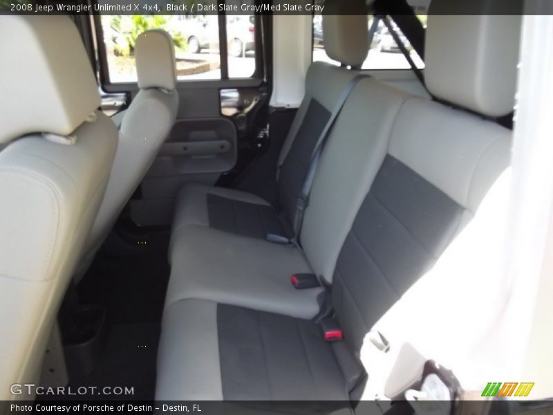 Black / Dark Slate Gray/Med Slate Gray 2008 Jeep Wrangler Unlimited X 4x4