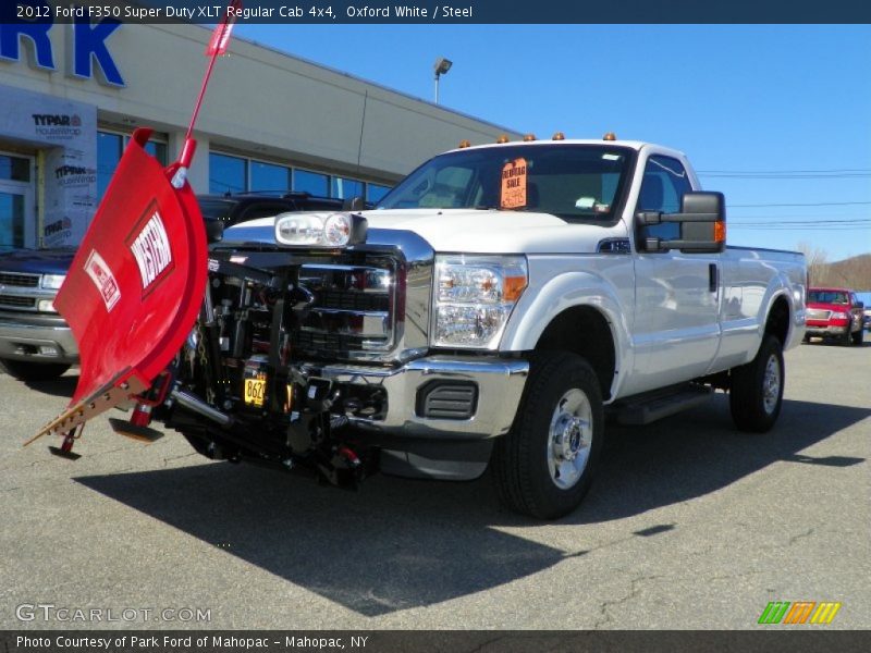 Oxford White / Steel 2012 Ford F350 Super Duty XLT Regular Cab 4x4