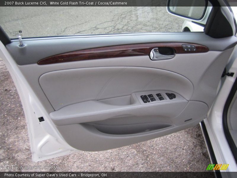 White Gold Flash Tri-Coat / Cocoa/Cashmere 2007 Buick Lucerne CXS