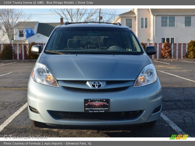 Blue Mirage Metallic / Stone Gray 2006 Toyota Sienna LE AWD