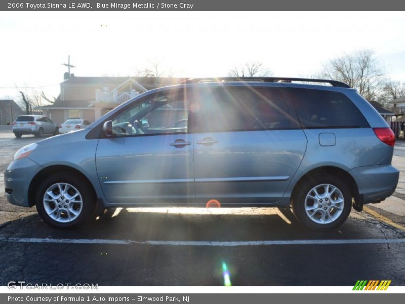 Blue Mirage Metallic / Stone Gray 2006 Toyota Sienna LE AWD