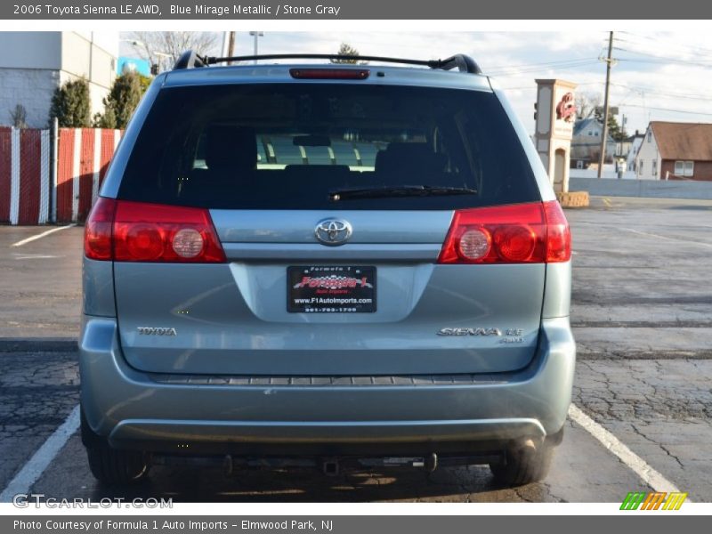 Blue Mirage Metallic / Stone Gray 2006 Toyota Sienna LE AWD