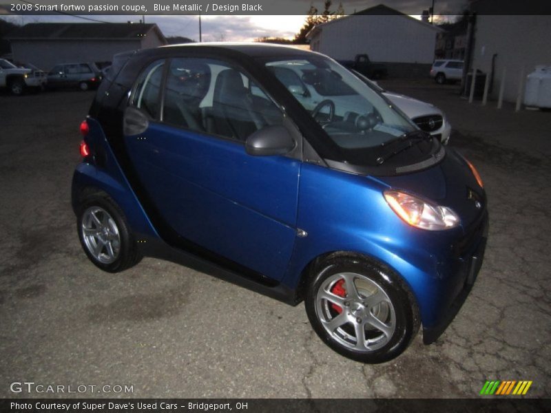  2008 fortwo passion coupe Blue Metallic
