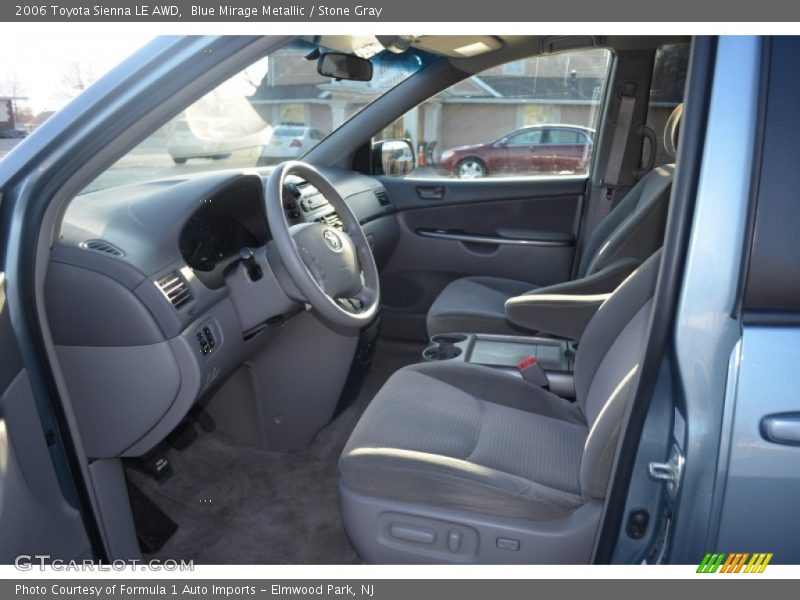 Blue Mirage Metallic / Stone Gray 2006 Toyota Sienna LE AWD