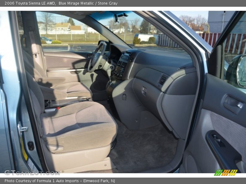 Blue Mirage Metallic / Stone Gray 2006 Toyota Sienna LE AWD