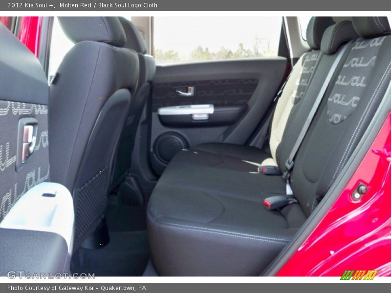 Rear Seat of 2012 Soul +