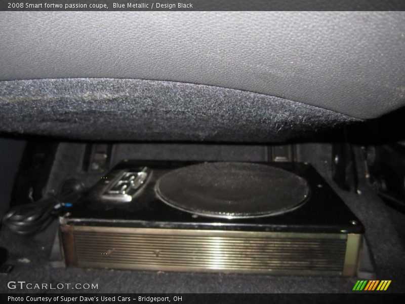 Blue Metallic / Design Black 2008 Smart fortwo passion coupe