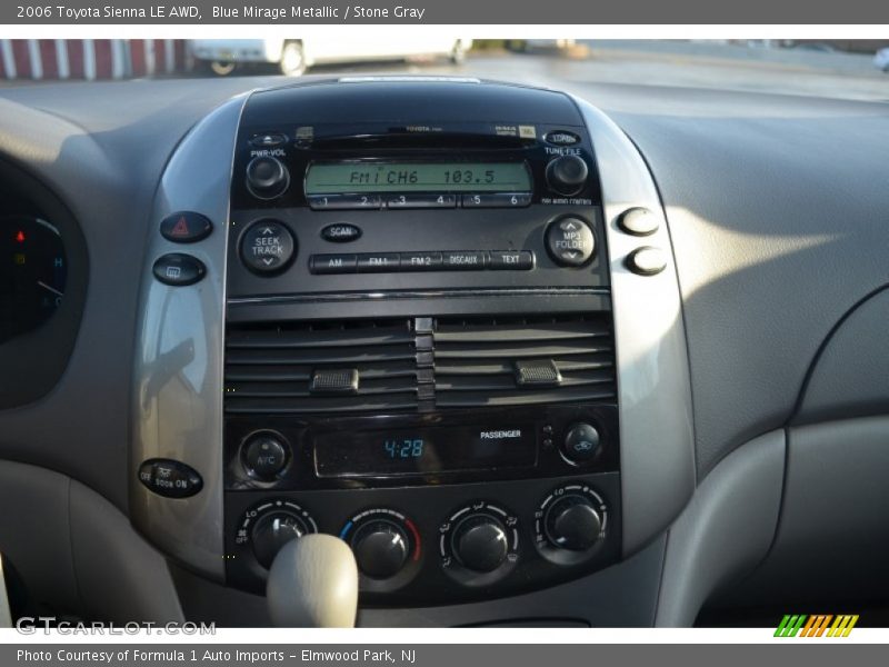 Blue Mirage Metallic / Stone Gray 2006 Toyota Sienna LE AWD