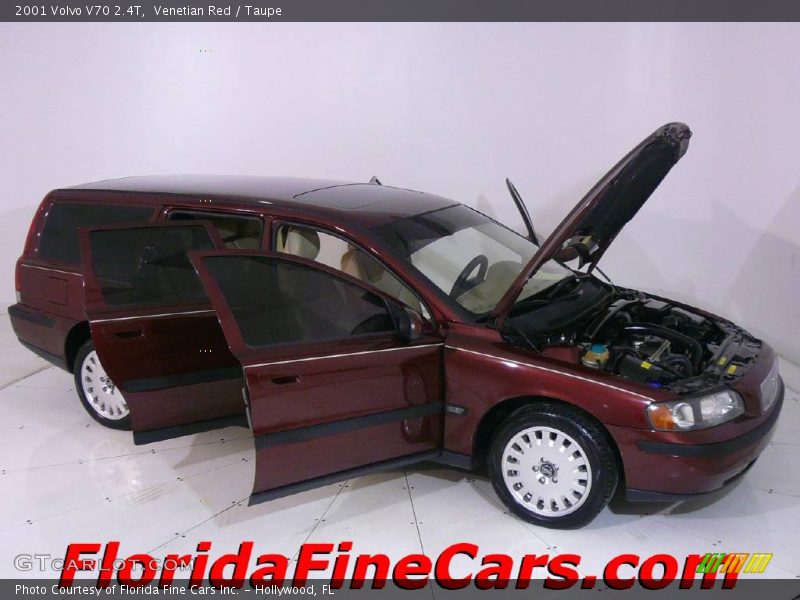 Venetian Red / Taupe 2001 Volvo V70 2.4T