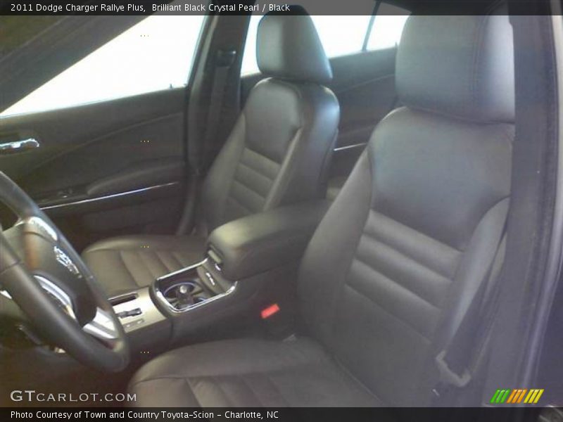 Brilliant Black Crystal Pearl / Black 2011 Dodge Charger Rallye Plus