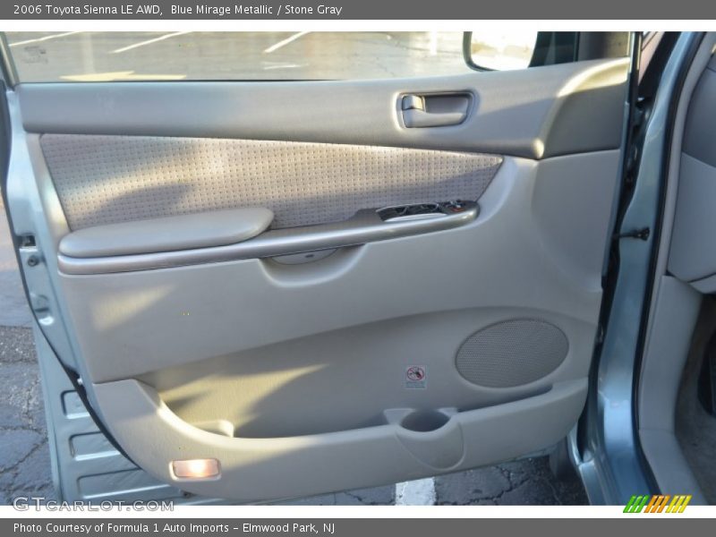 Blue Mirage Metallic / Stone Gray 2006 Toyota Sienna LE AWD