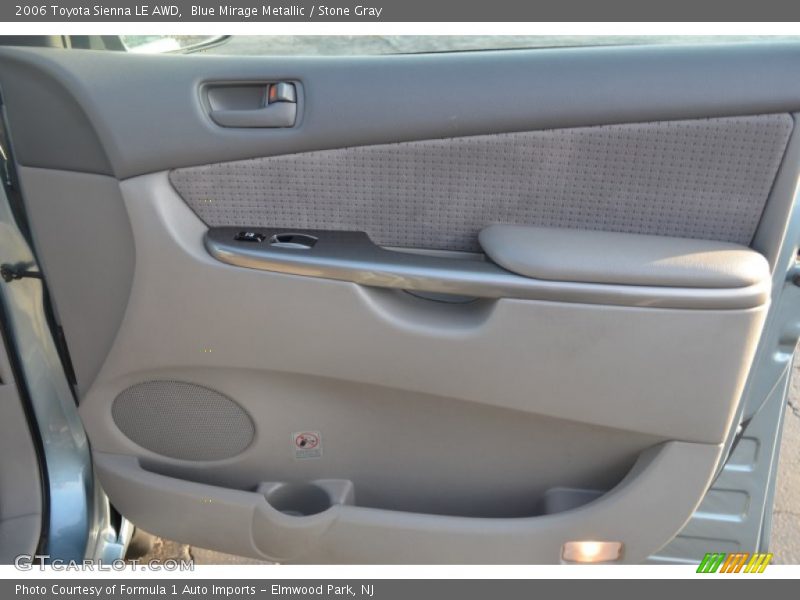 Blue Mirage Metallic / Stone Gray 2006 Toyota Sienna LE AWD
