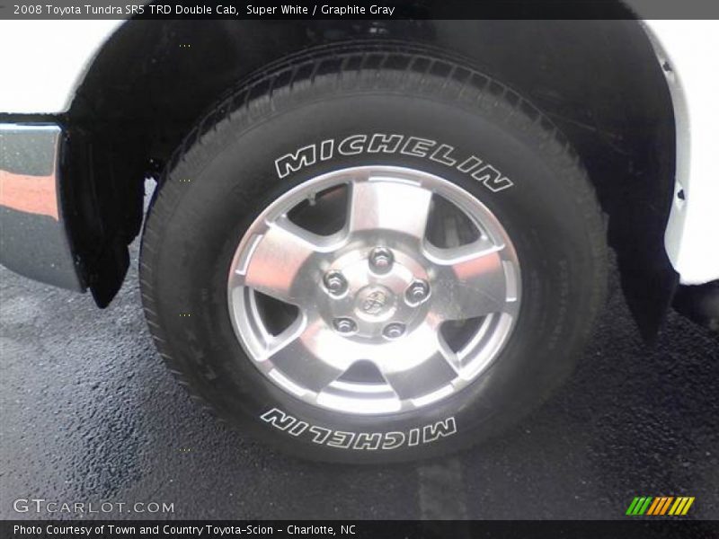 Super White / Graphite Gray 2008 Toyota Tundra SR5 TRD Double Cab