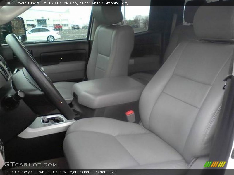 Super White / Graphite Gray 2008 Toyota Tundra SR5 TRD Double Cab