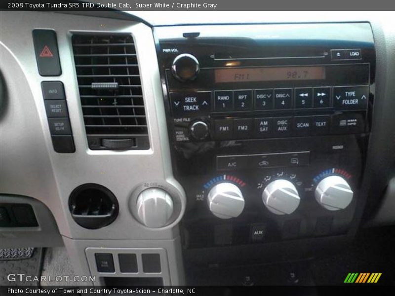 Super White / Graphite Gray 2008 Toyota Tundra SR5 TRD Double Cab