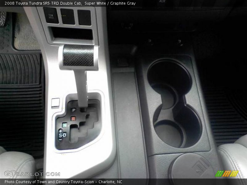 Super White / Graphite Gray 2008 Toyota Tundra SR5 TRD Double Cab
