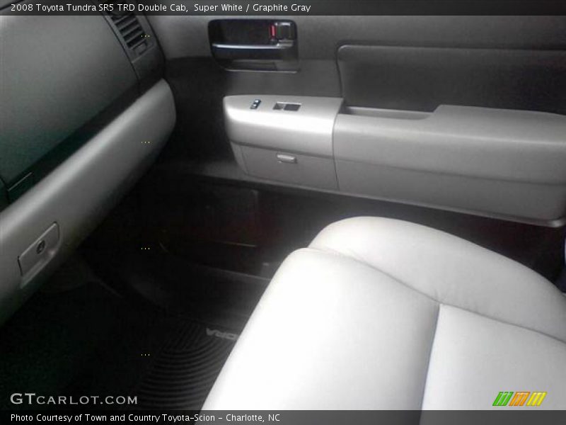 Super White / Graphite Gray 2008 Toyota Tundra SR5 TRD Double Cab