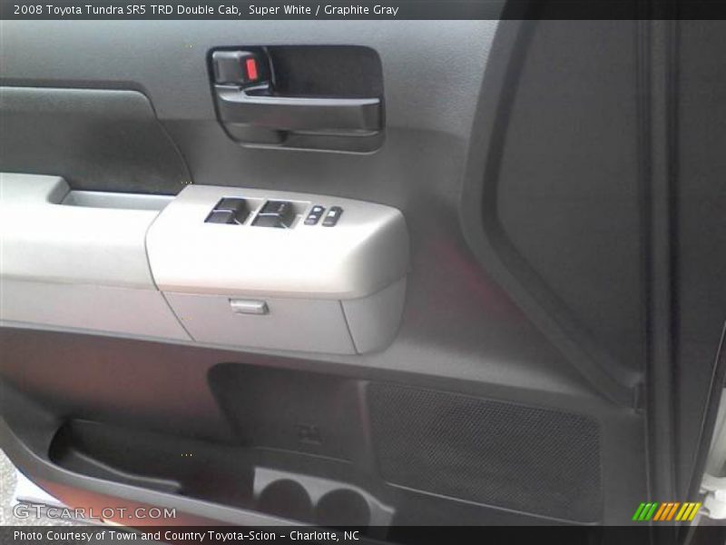 Super White / Graphite Gray 2008 Toyota Tundra SR5 TRD Double Cab