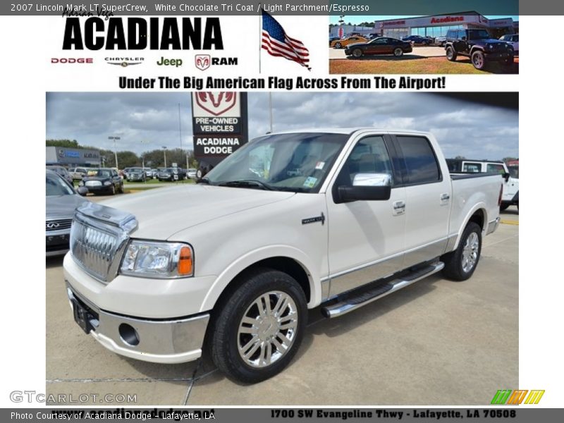 White Chocolate Tri Coat / Light Parchment/Espresso 2007 Lincoln Mark LT SuperCrew