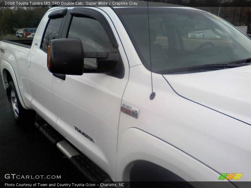 Super White / Graphite Gray 2008 Toyota Tundra SR5 TRD Double Cab