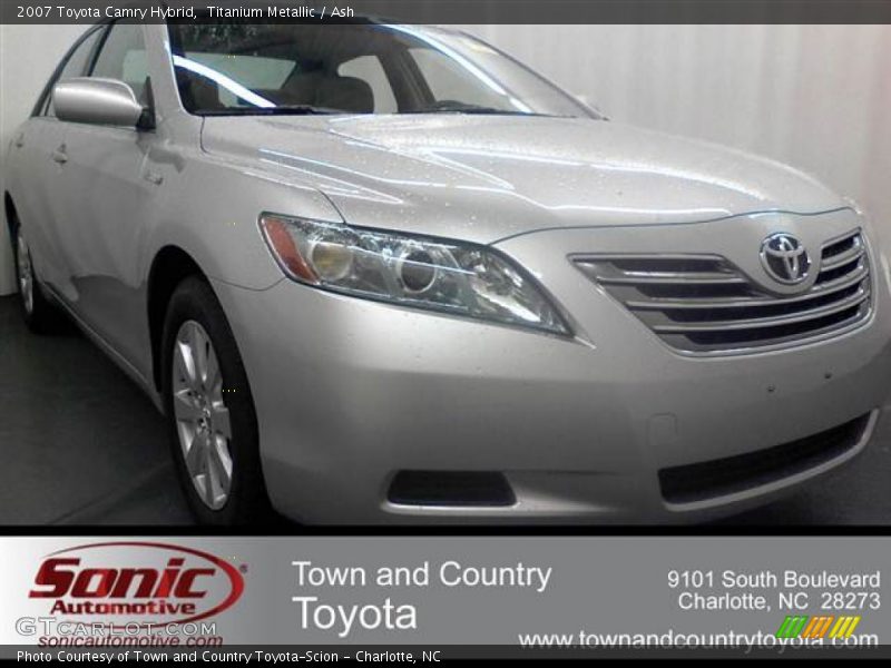 Titanium Metallic / Ash 2007 Toyota Camry Hybrid