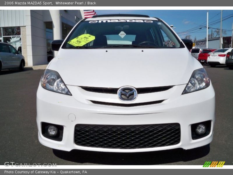 Whitewater Pearl / Black 2006 Mazda MAZDA5 Sport