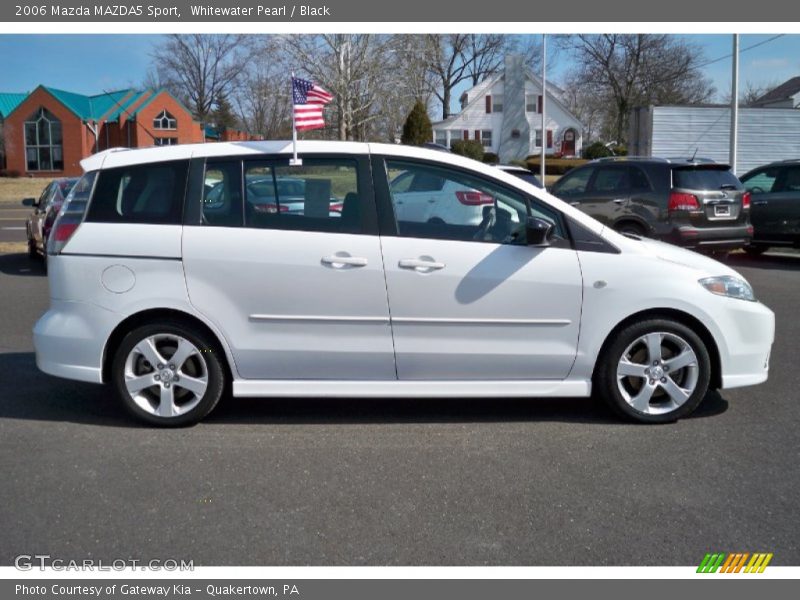 Whitewater Pearl / Black 2006 Mazda MAZDA5 Sport