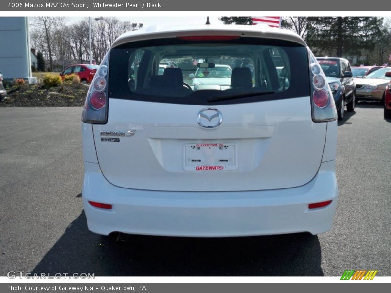 Whitewater Pearl / Black 2006 Mazda MAZDA5 Sport