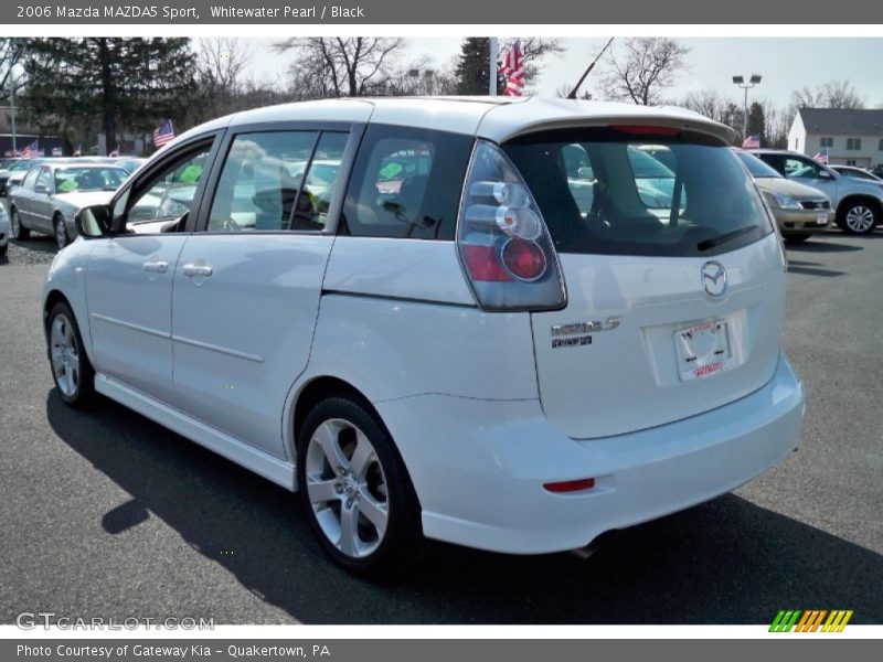 Whitewater Pearl / Black 2006 Mazda MAZDA5 Sport
