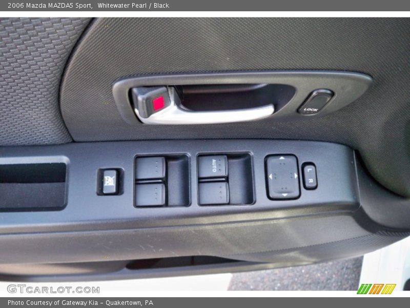 Whitewater Pearl / Black 2006 Mazda MAZDA5 Sport
